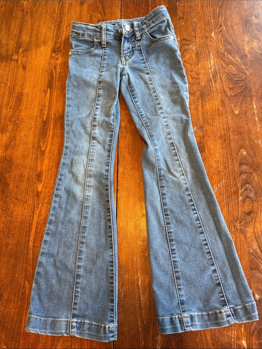 art class Light Blue Flare Jeans with Panel Seams